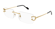 Cartier CT0488O Eyeglasses - Gold / Transparent (001)
