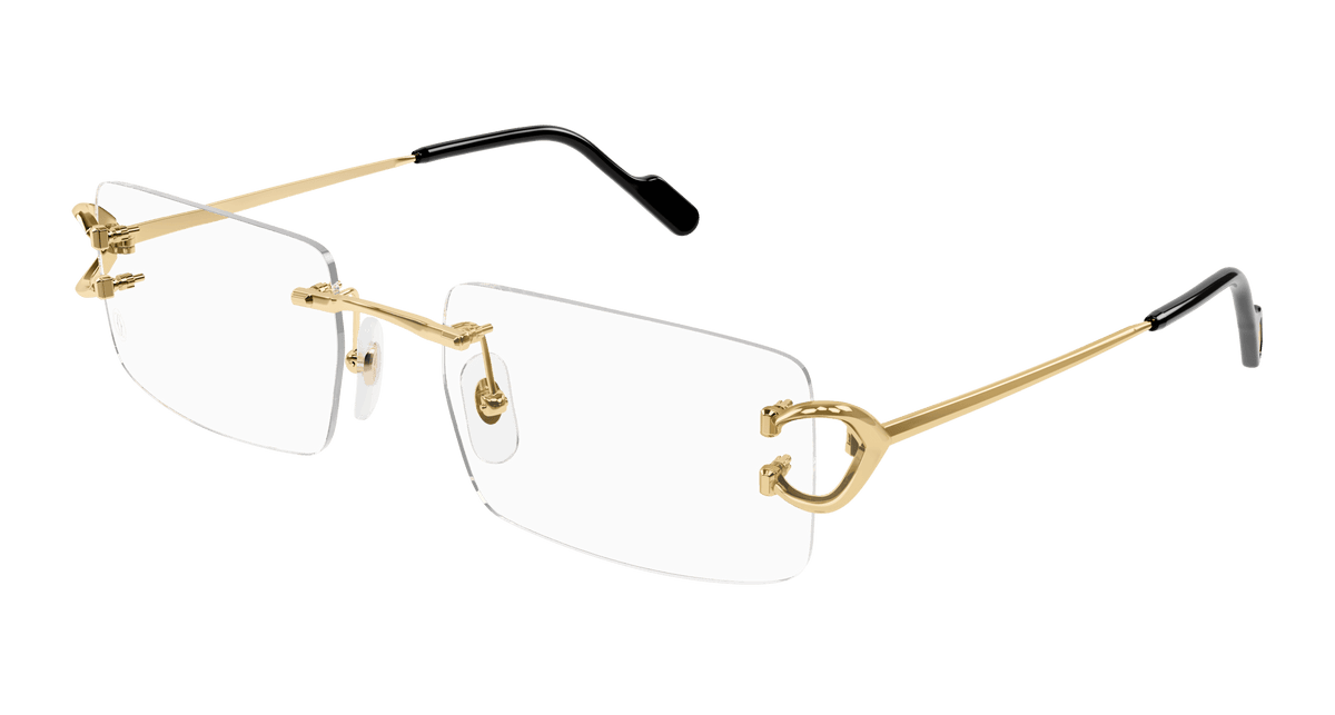 Cartier CT0488O Eyeglasses - Gold / Transparent (001)