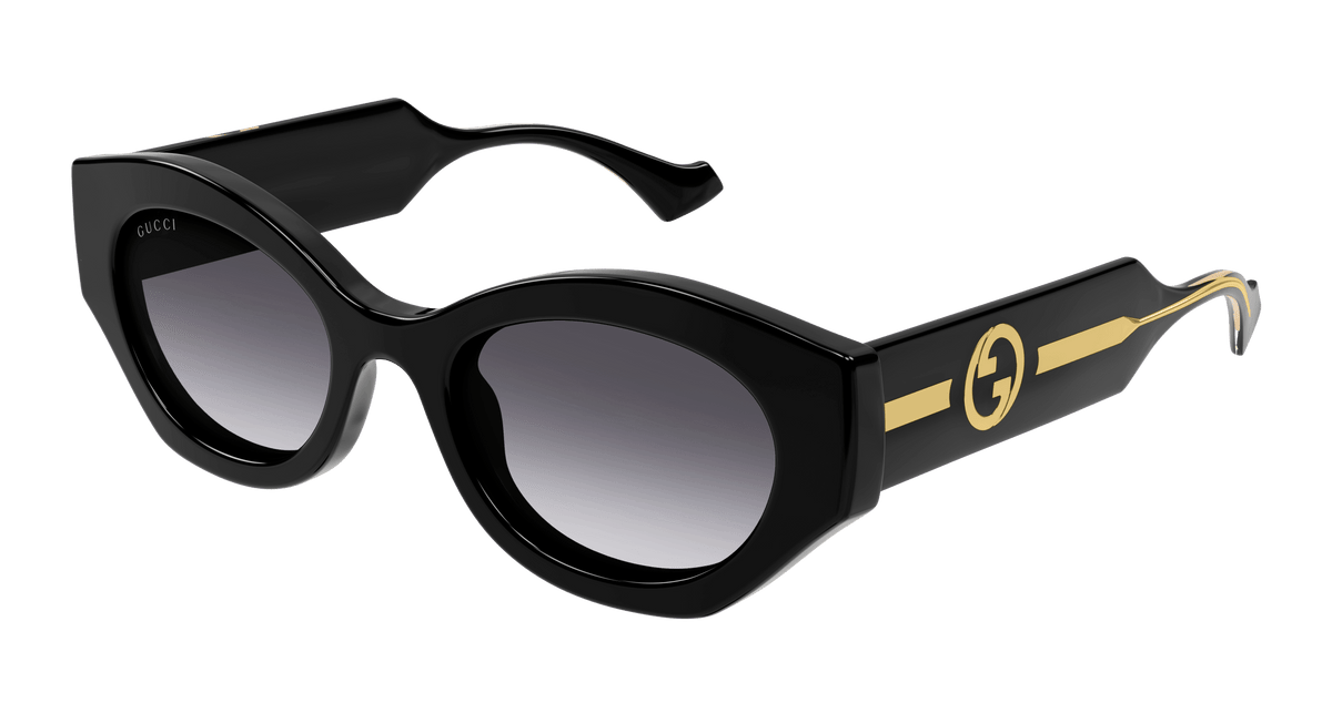 Gucci GG1553S Sunglasses - Black / Grey (001)