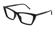 Saint Laurent SL 737 MICA THIN OPT Eyeglasses - Black / Transparent (001)