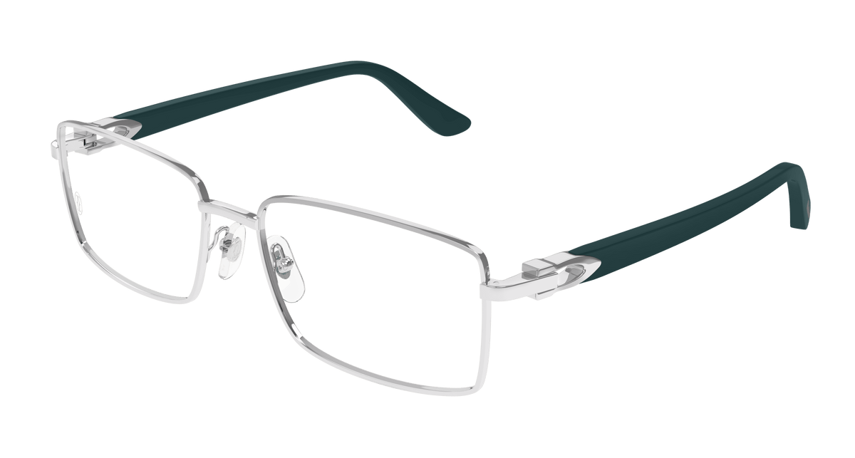 Cartier CT0520O Eyeglasses - Silver / Transparent (003)