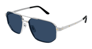 Cartier CT0462S Sunglasses - Silver / Blue (002)