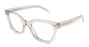 Saint Laurent SL 748 Eyeglasses - Beige / Transparent (004)