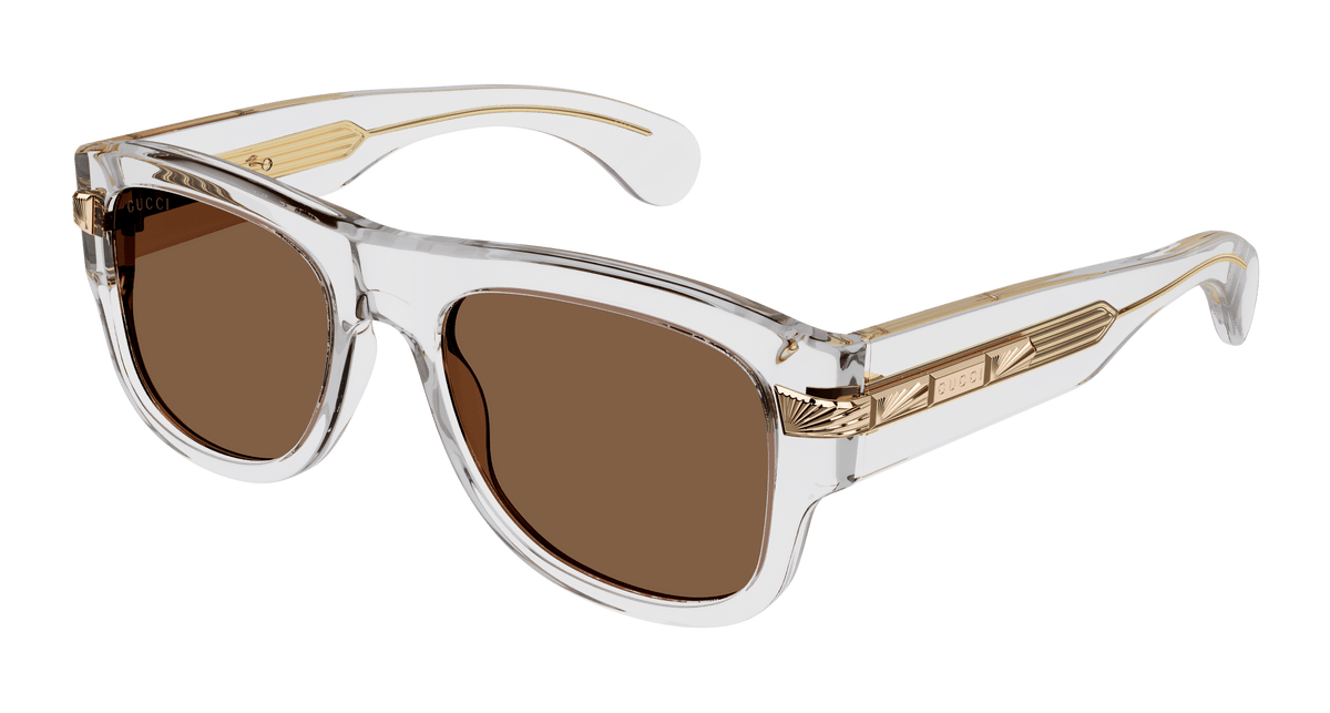 Gucci GG1517S Sunglasses - Crystal / Brown (004)