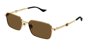 Gucci GG1495S Sunglasses - Gold / Brown (002)