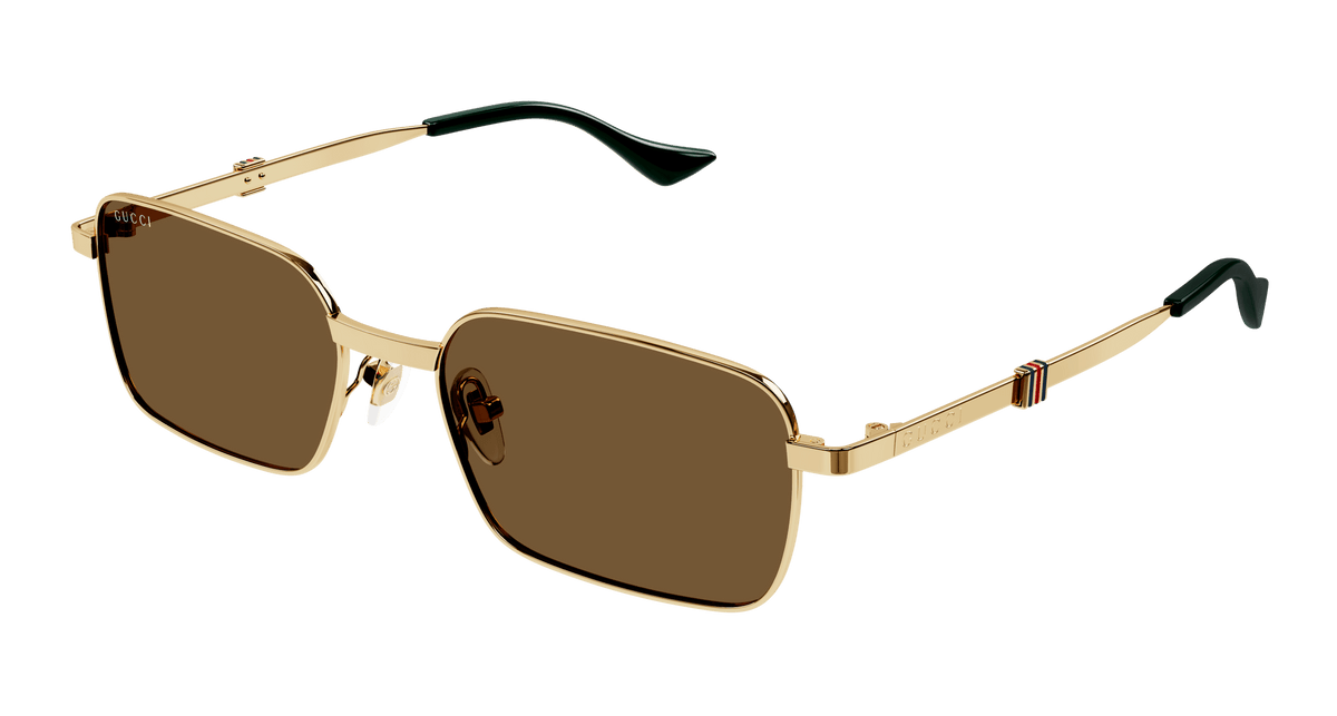 Gucci GG1495S Sunglasses - Gold / Brown (002)