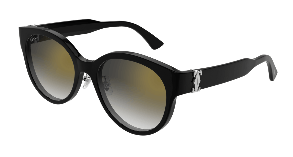 Cartier CT0510SJ Sunglasses - Black / Grey (001)