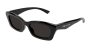 Alexander McQueen AM0474S Sunglasses - Black / Grey (001)
