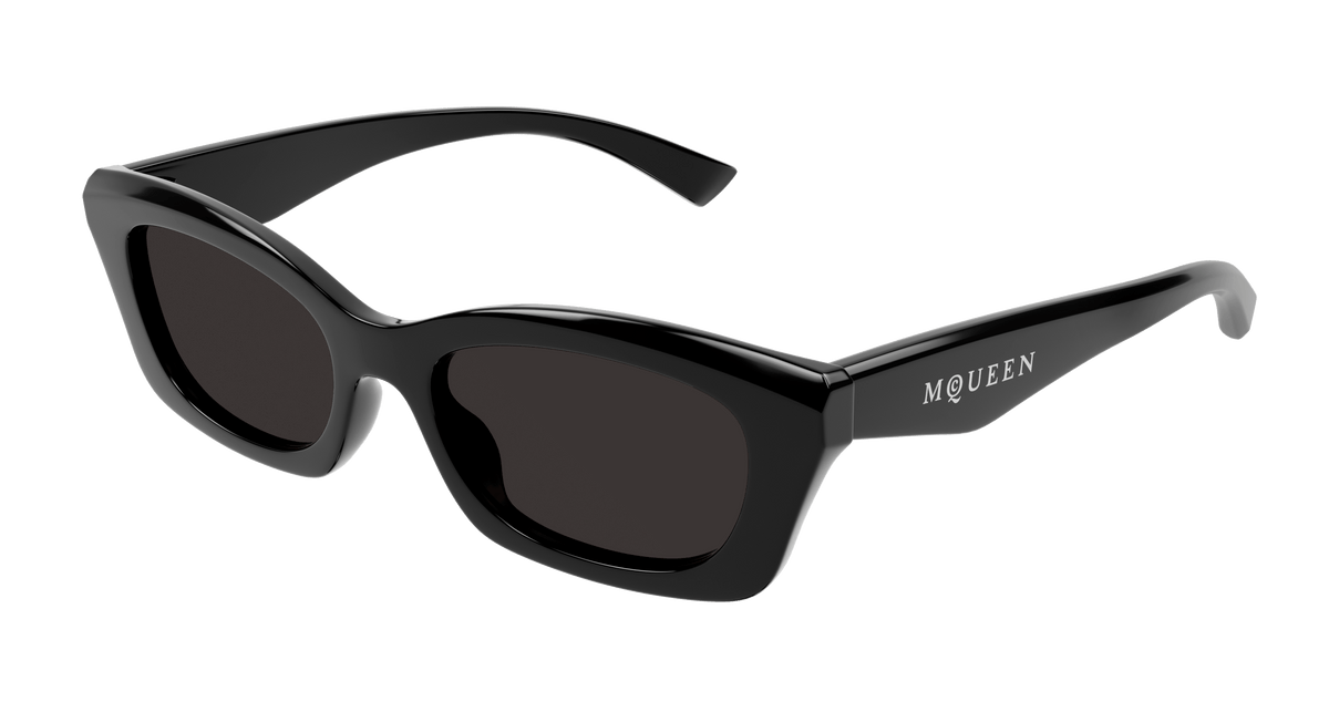 Alexander McQueen AM0474S Sunglasses - Black / Grey (001)