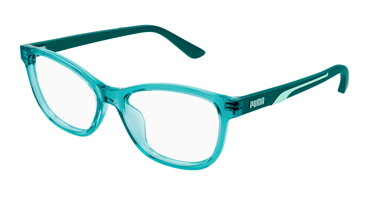 Puma PJ0077O Eyeglasses - Light-Blue / Transparent (005)