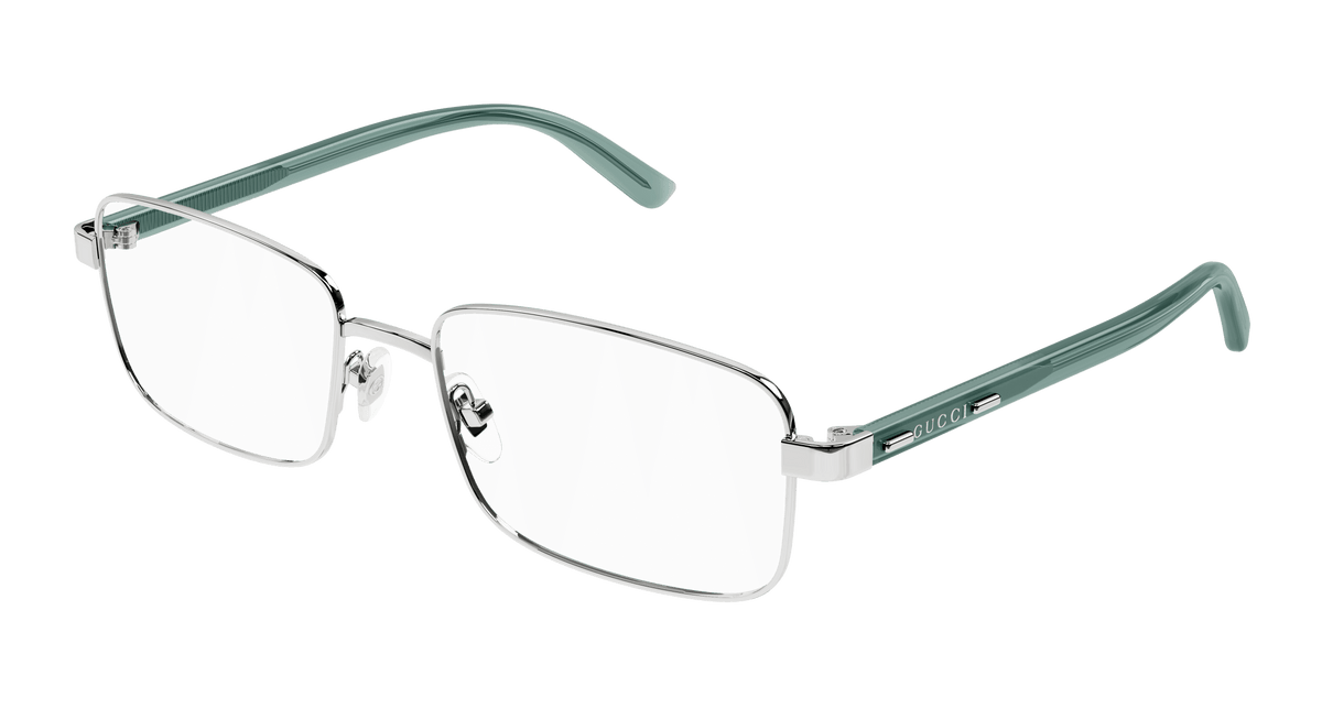 Gucci GG1586O Eyeglasses - Silver / Transparent (006)