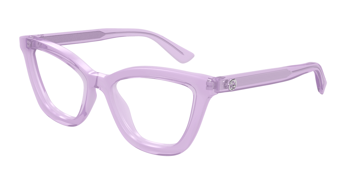 Gucci GG1686O Eyeglasses - Violet / Transparent (004)