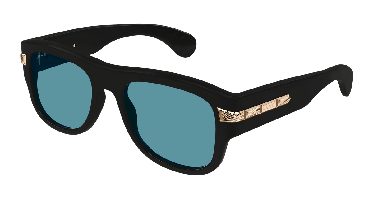 Gucci GG1517S Sunglasses - Black / Blue (002)