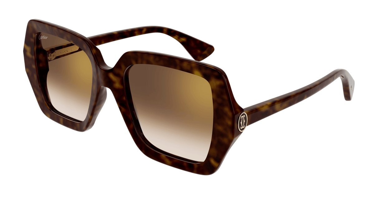 Cartier CT0507S Sunglasses - Havana / Brown (002)