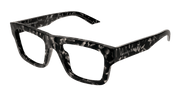 Alexander McQueen AM0452O Eyeglasses - Havana / Transparent (002)