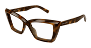 Saint Laurent SL 657 OPT Eyeglasses - Havana / Transparent (002)