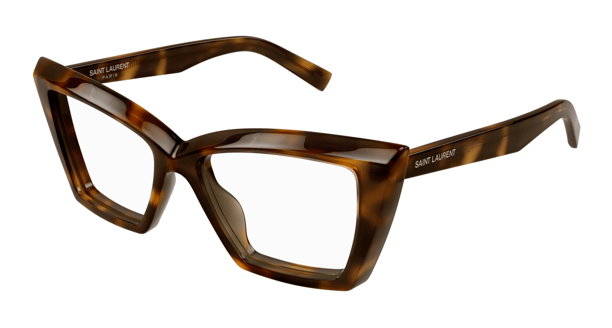 Saint Laurent SL 657 OPT Eyeglasses - Havana / Transparent (002)