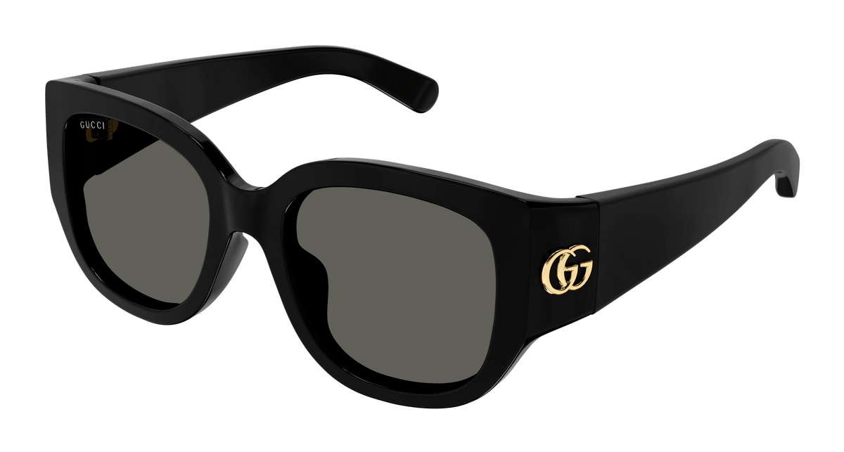 Gucci GG1599SA Sunglasses - Black / Grey (001)