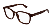 Alexander McQueen AM0462O Eyeglasses - Havana / Transparent (002)