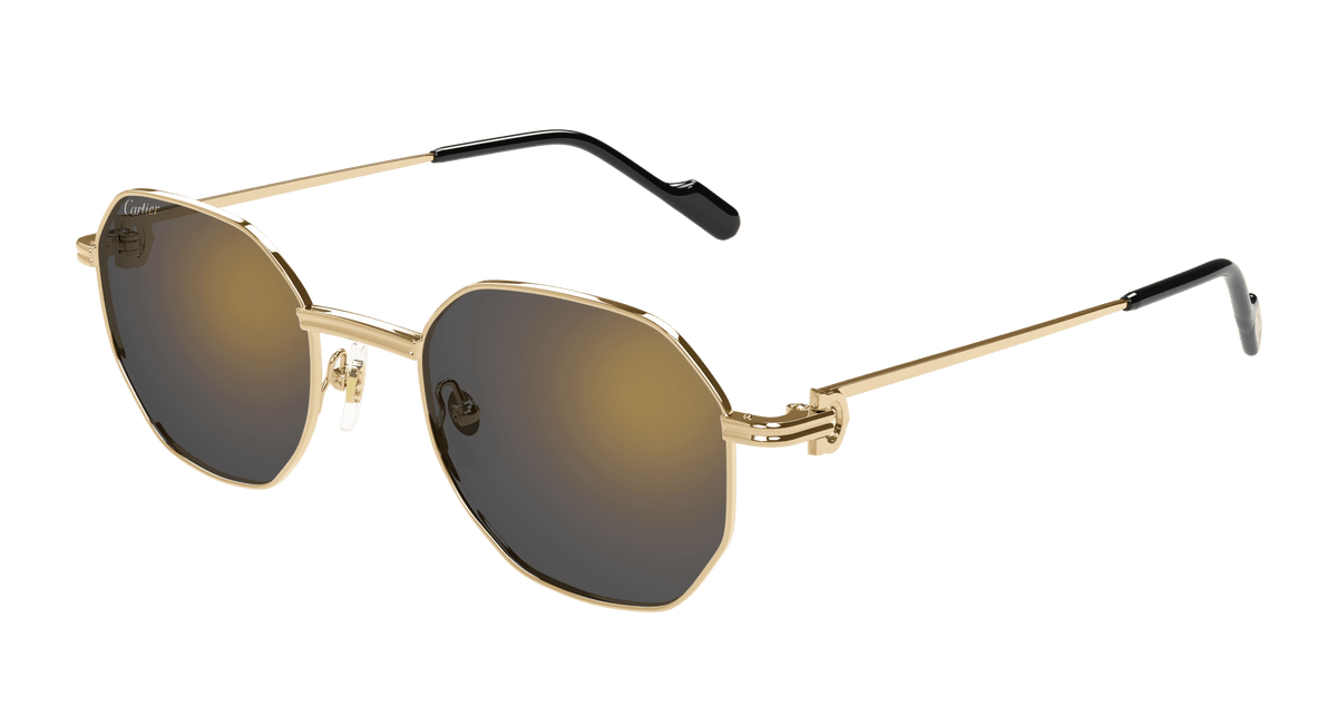 Cartier CT0500S Sunglasses - Gold / Grey (001)