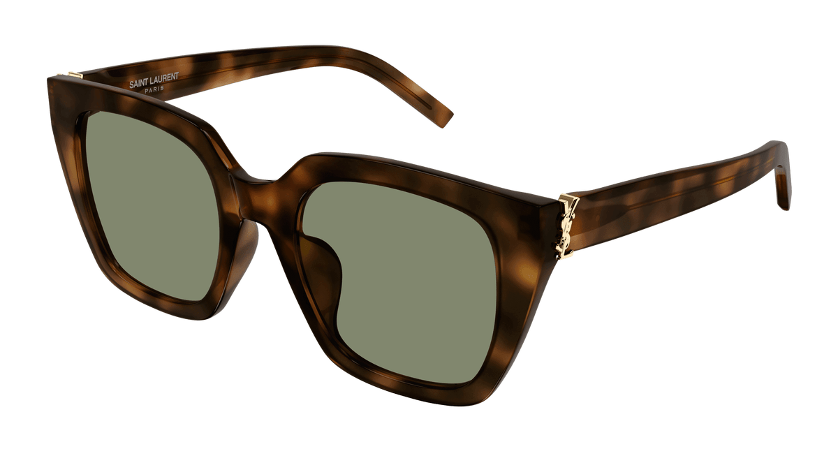 Saint Laurent SL M143/F Sunglasses - Havana / Green (003)
