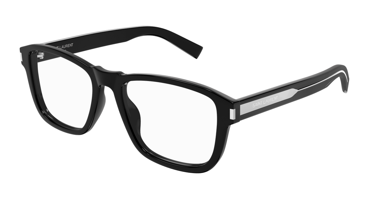 Saint Laurent SL 710 OPT Eyeglasses - Black / Transparent (001)