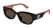Gucci GG1667SK Sunglasses - Black / Brown (004)