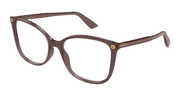 Gucci GG0026O Eyeglasses - Brown / Transparent (019)