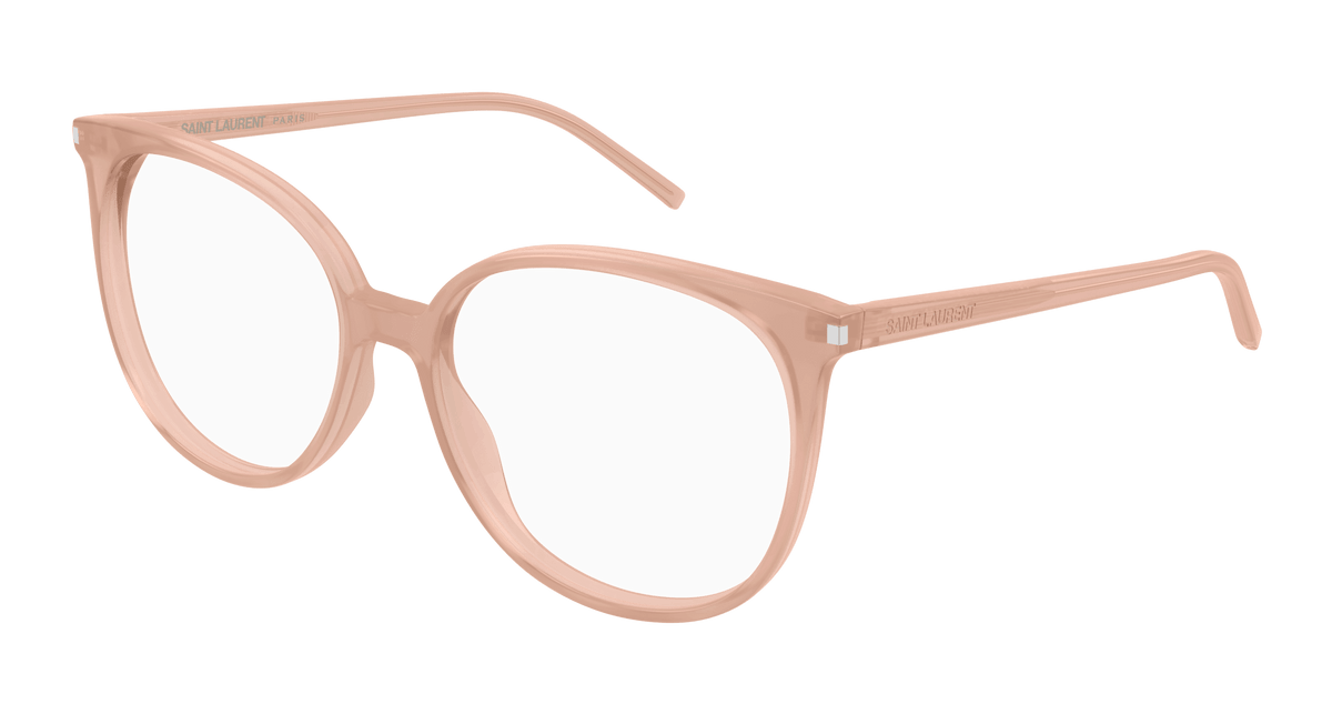 Saint Laurent SL 39 Eyeglasses - Orange / Transparent (009)
