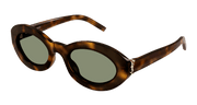 Saint Laurent SL M136 Sunglasses - Havana / Green (002)