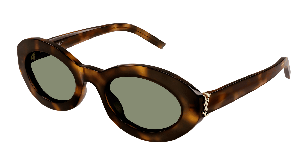 Saint Laurent SL M136 Sunglasses - Havana / Green (002)