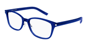 Saint Laurent SL 288/J SLIM Eyeglasses - Blue / Transparent (003)