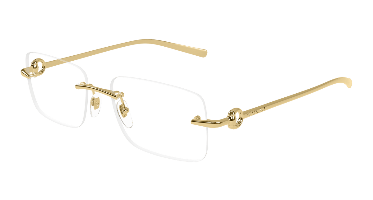Gucci GG1703O Eyeglasses - Gold / Transparent (003)