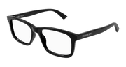 Alexander McQueen AM0486O Eyeglasses - Black / Transparent (001)