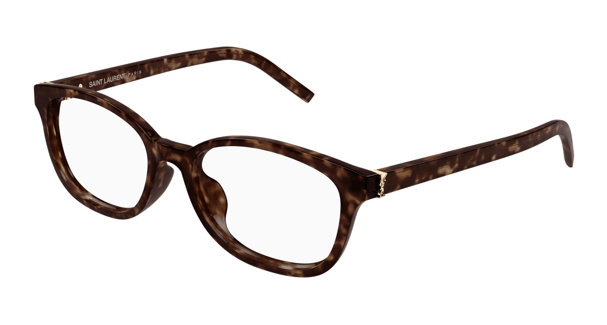 Saint Laurent SL M141/F Eyeglasses - Havana / Transparent (005)