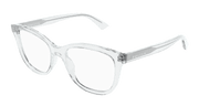 Alexander McQueen AM0487O Eyeglasses - Crystal / Transparent (005)