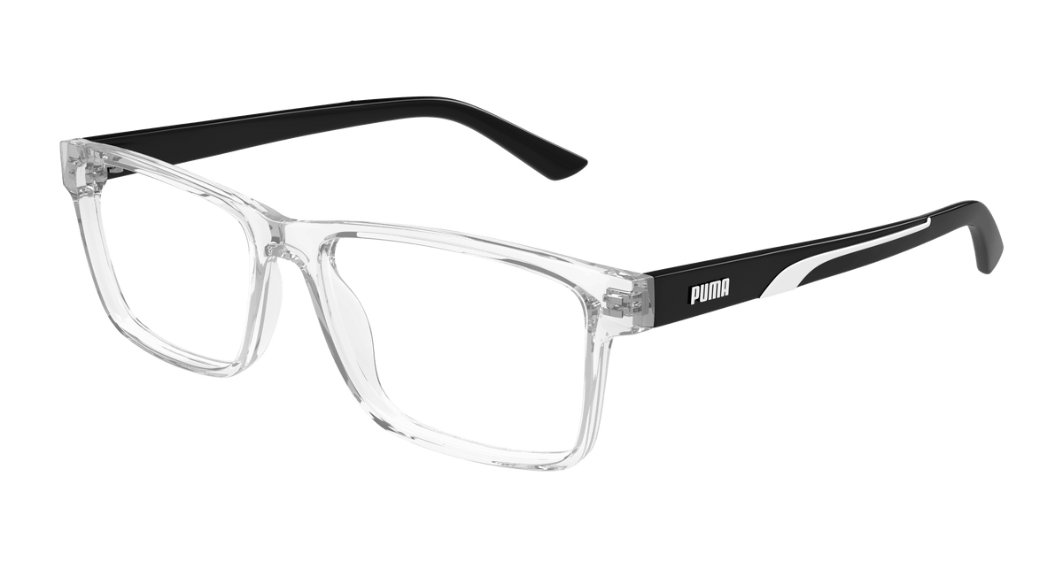 Puma PU0473O Eyeglasses - Crystal / Transparent (004)