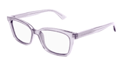 Alexander McQueen AM0464O Eyeglasses - Violet / Transparent (005)
