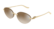 Cartier CT0504S Sunglasses - Gold / Brown (003)