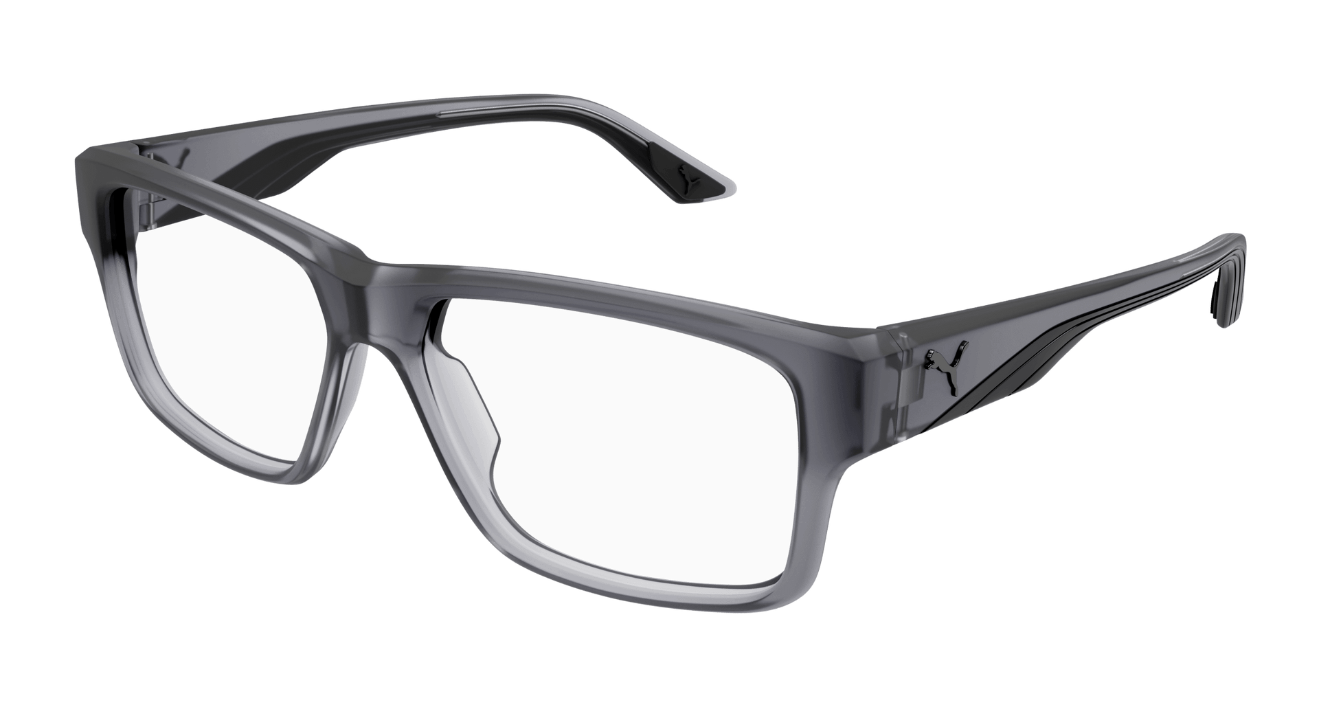 Puma PU0446O Eyeglasses - Grey / Transparent (003)