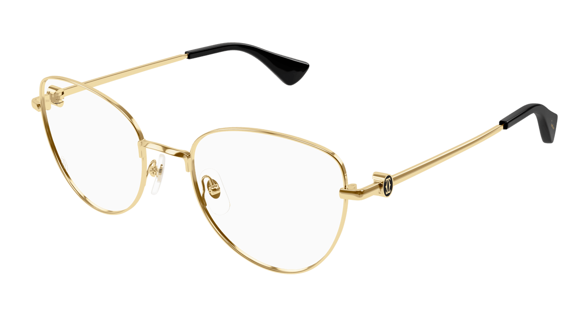 Cartier CT0490O Eyeglasses - Gold / Transparent (001)