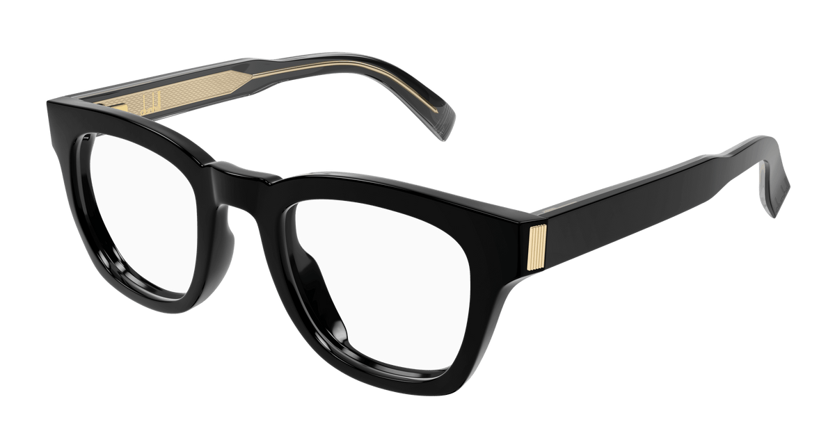 Dunhill DU0081O Eyeglasses - Black / Transparent (001)