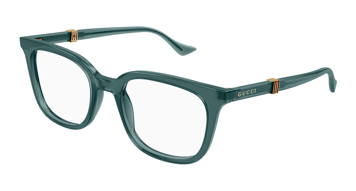 Gucci GG1497O Eyeglasses - Green / Transparent (007)