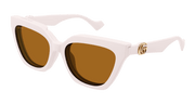 Gucci GG1542S Sunglasses - Ivory / Transparent (003)