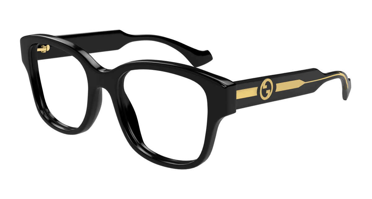 Gucci GG1775O Eyeglasses - Black / Transparent (001)