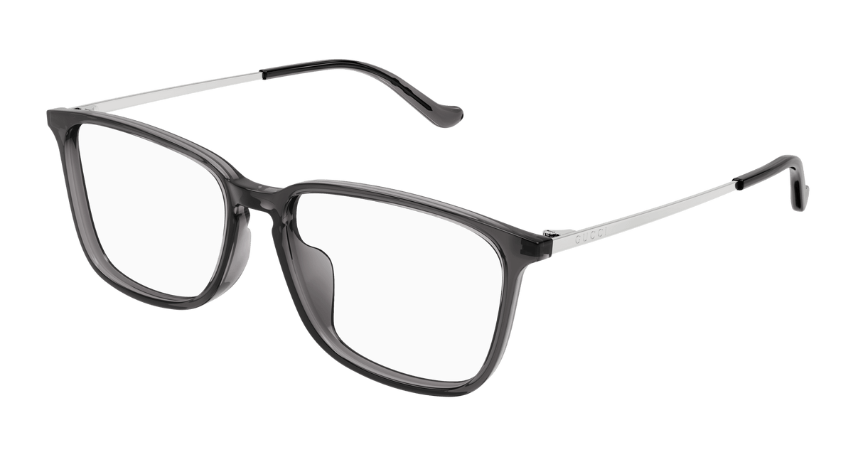 Gucci GG1609OA Eyeglasses - Grey / Transparent (003)