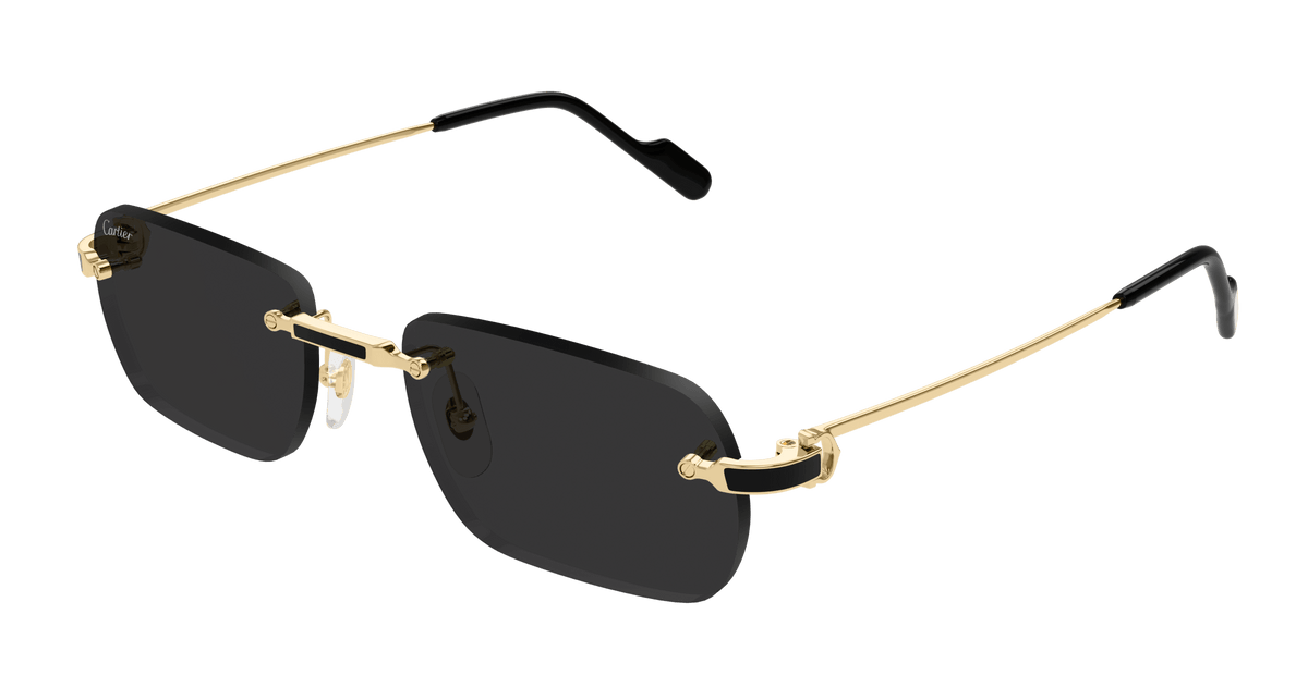 Cartier CT0498S Sunglasses - Gold / Grey (001)