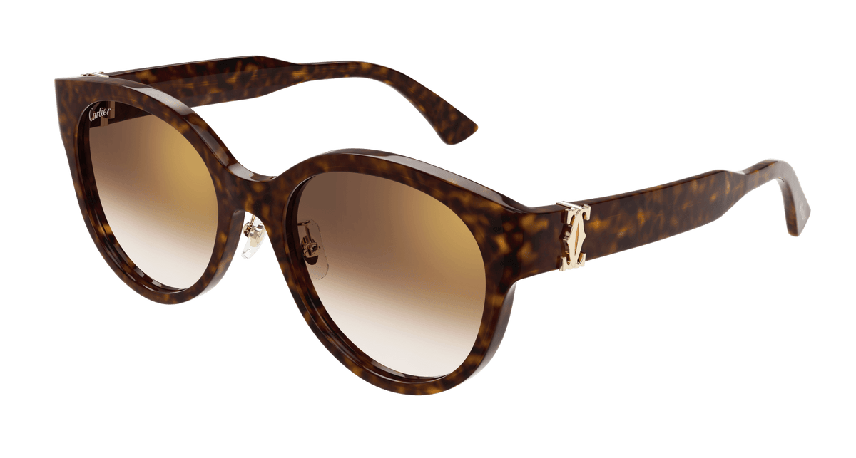 Cartier CT0510SJ Sunglasses - Havana / Brown (002)