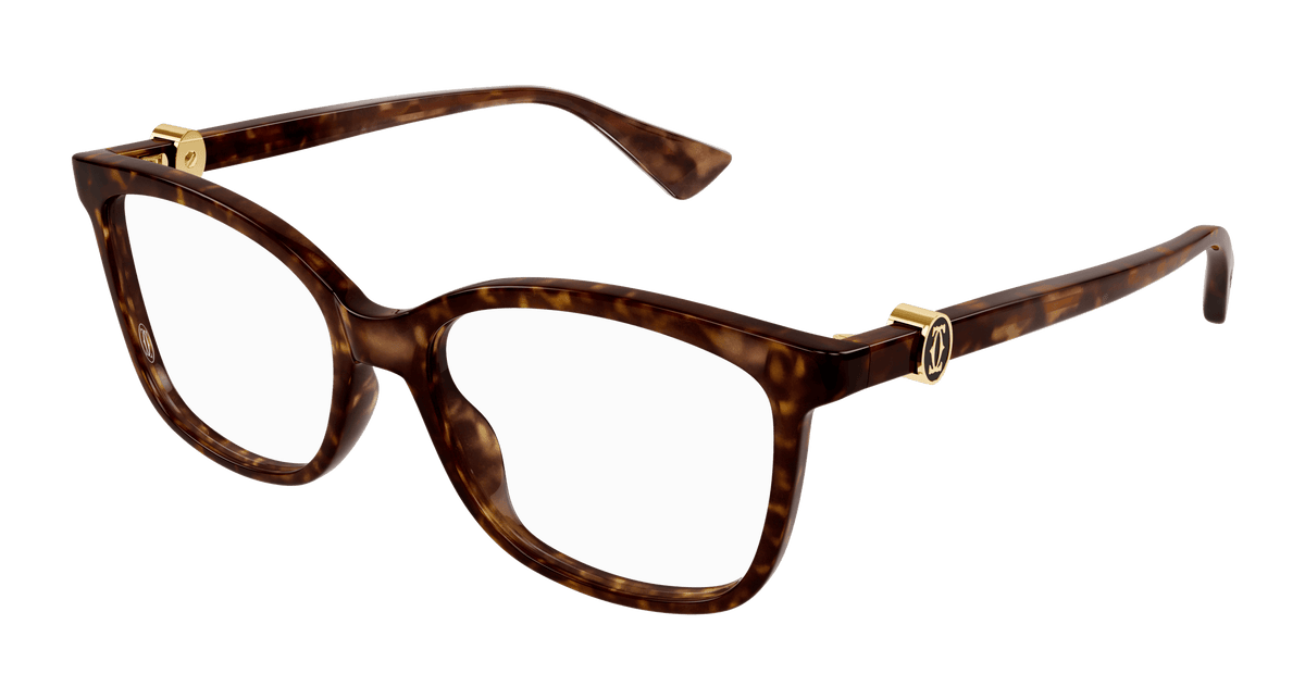 Cartier CT0493O Eyeglasses - Havana / Transparent (002)