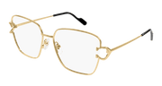Cartier CT0486O Eyeglasses - Gold / Transparent (001)